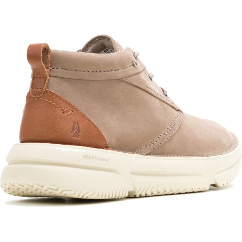 Hush Puppies Baylor Bottes En Cuir Grises Pour Hommes