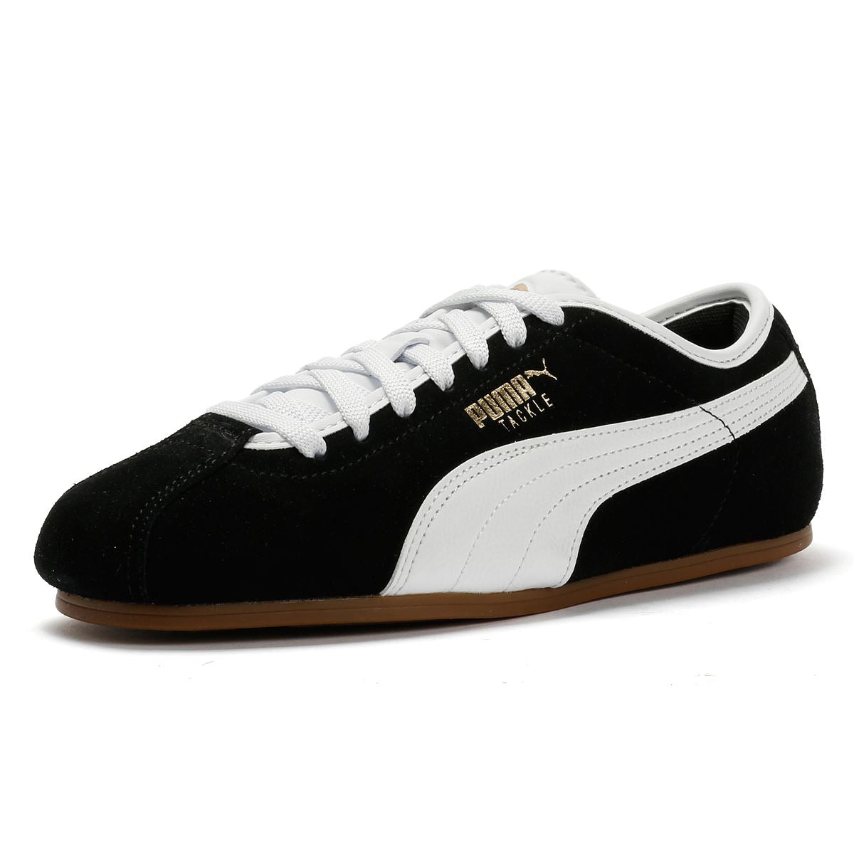 Puma Tackle Baskets Noires Suede Pour Femmes