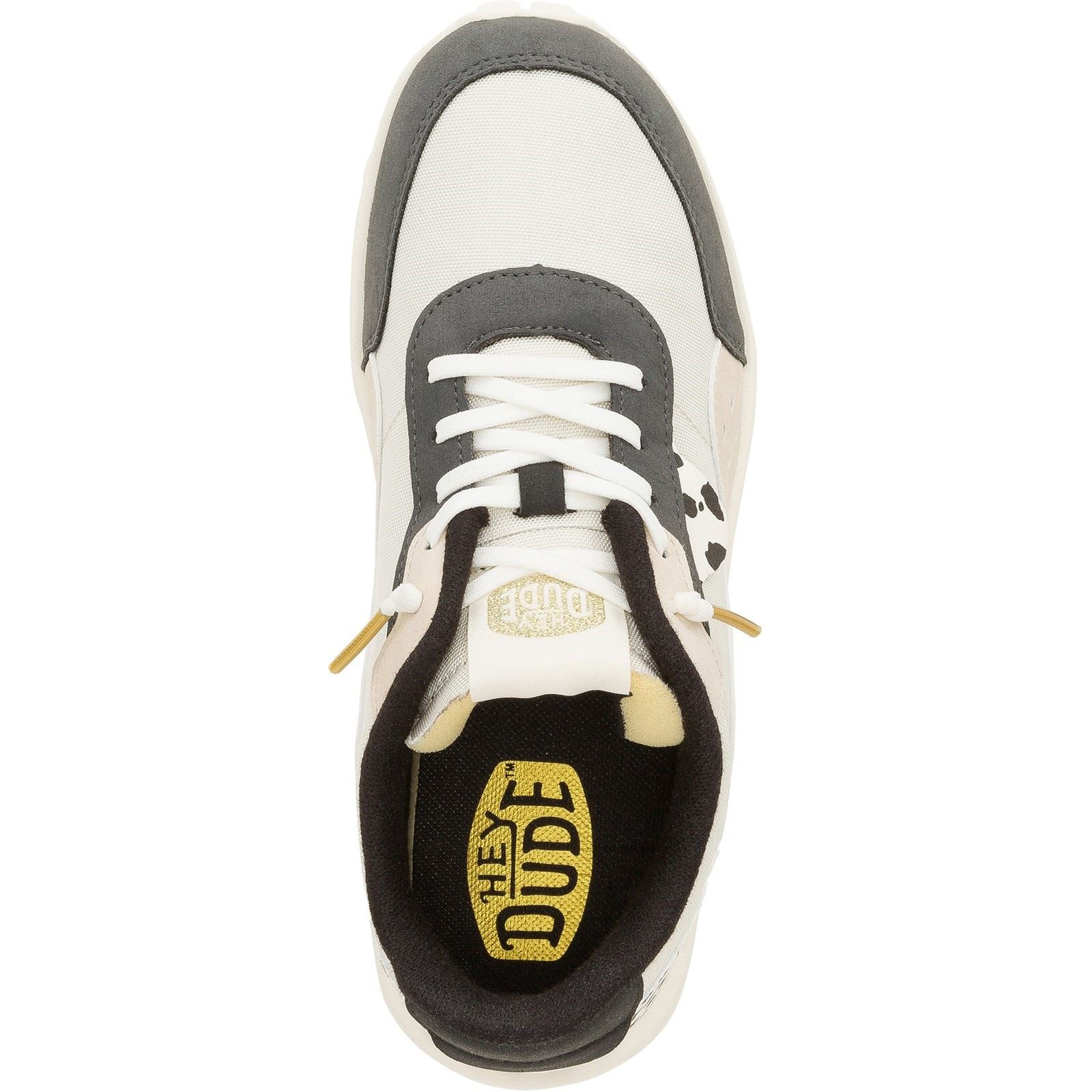 HEYDUDE Hayden Shine Baskets En Polyester Pour Femmes Ivoire/Multicolore
