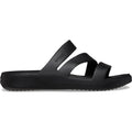 Crocs Getaway Strappy sandales noires pour femme en thermoplastique