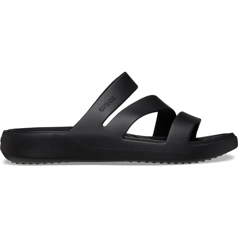 Crocs Getaway Strappy sandales noires pour femme en thermoplastique
