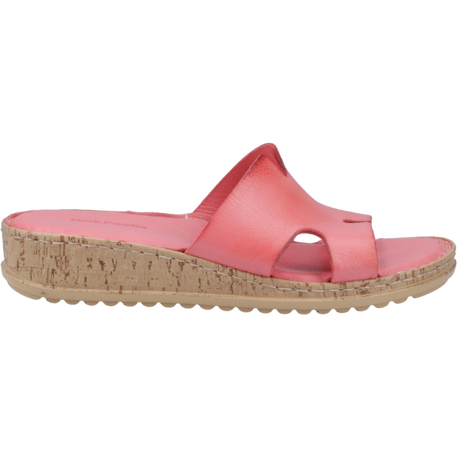 Hush Puppies Eloise Sandales En Cuir Pour Femmes, Couleur Corail