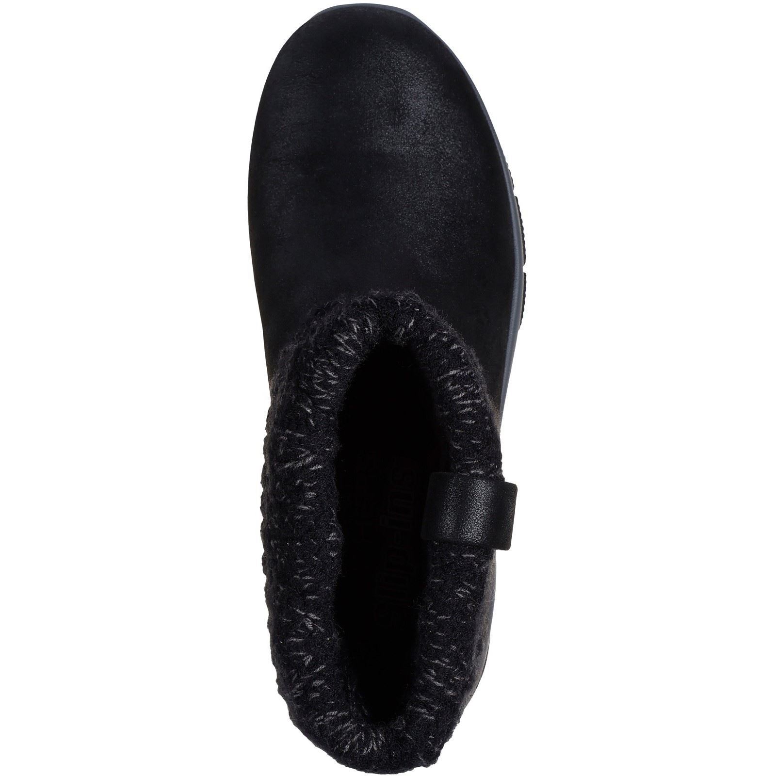 Skechers Easy Going Cozy Weather 2 Bottes D'Hiver Noires Pour Femmes En Textile