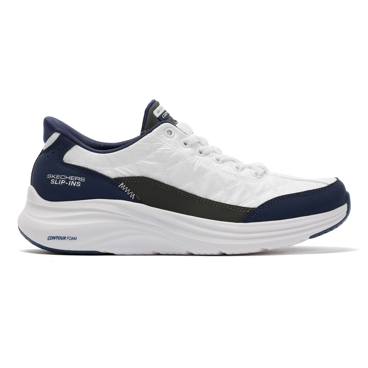 Skechers Slip-Ins Contour Foam Cozy Fit Baskets Blanches Pour Femmes