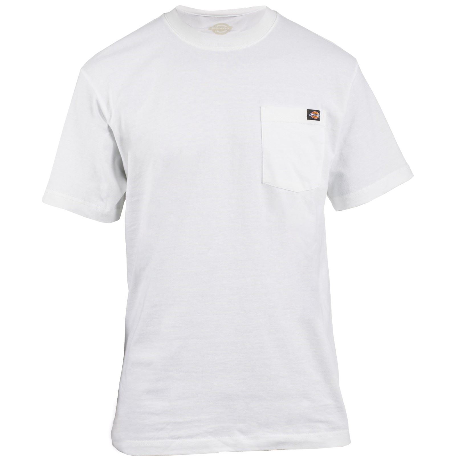 Dickies Short Sleeve T-Shirts Blancs En Coton Pour Hommes