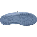 HEYDUDE Wally Slip Canvas Chaussons Bleu Élémentaire Pour Hommes En 100% Coton