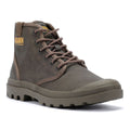 Palladium Pampa Hi Wax Bottes En Toile Marron