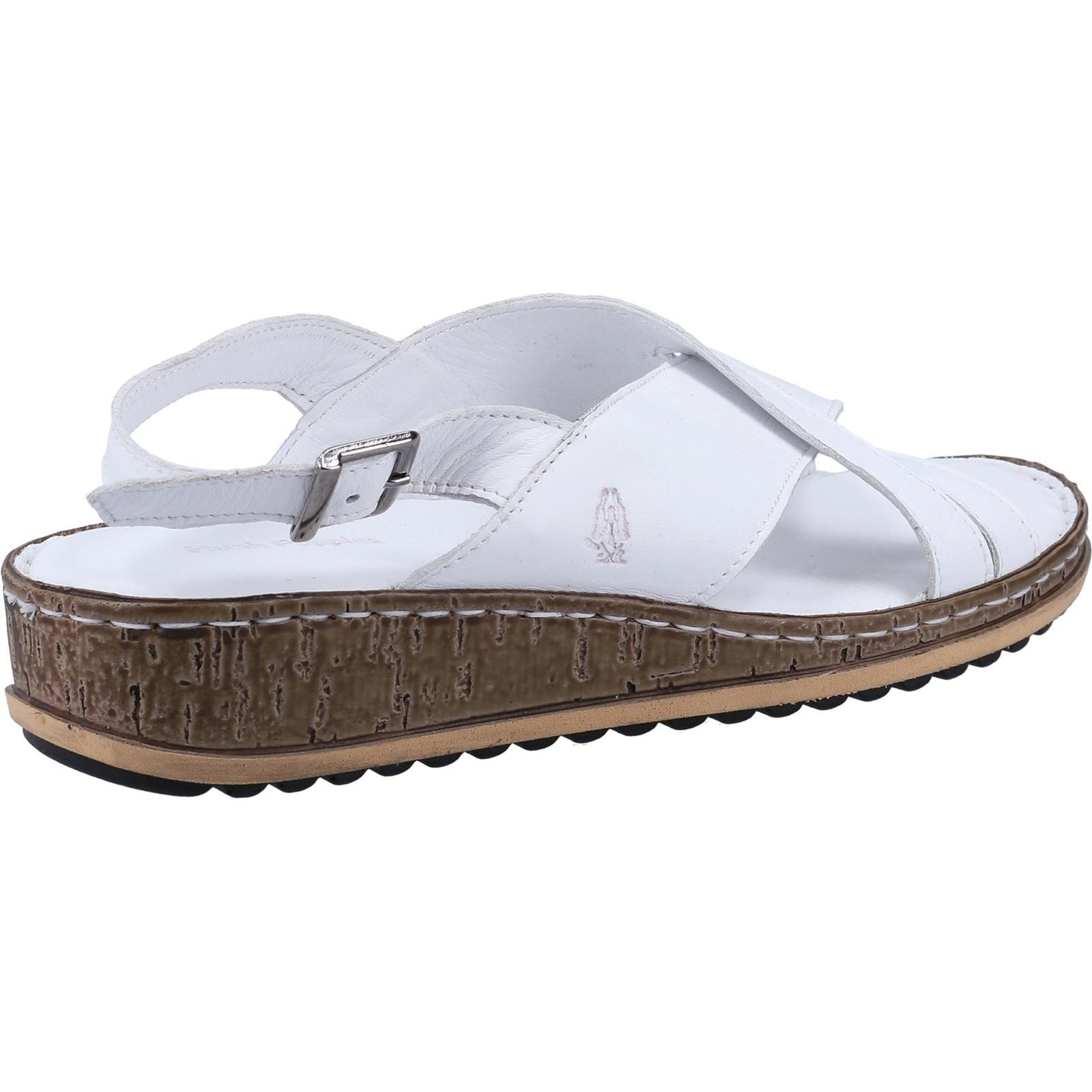 Hush Puppies Elena Escarpins Compensés Blancs Pour Femme En Cuir