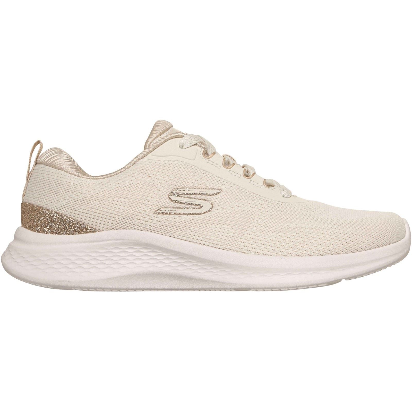 Skechers Skech-Lite Pro 2.0 Baskets En Polyester Pour Femmes En Naturel/Or