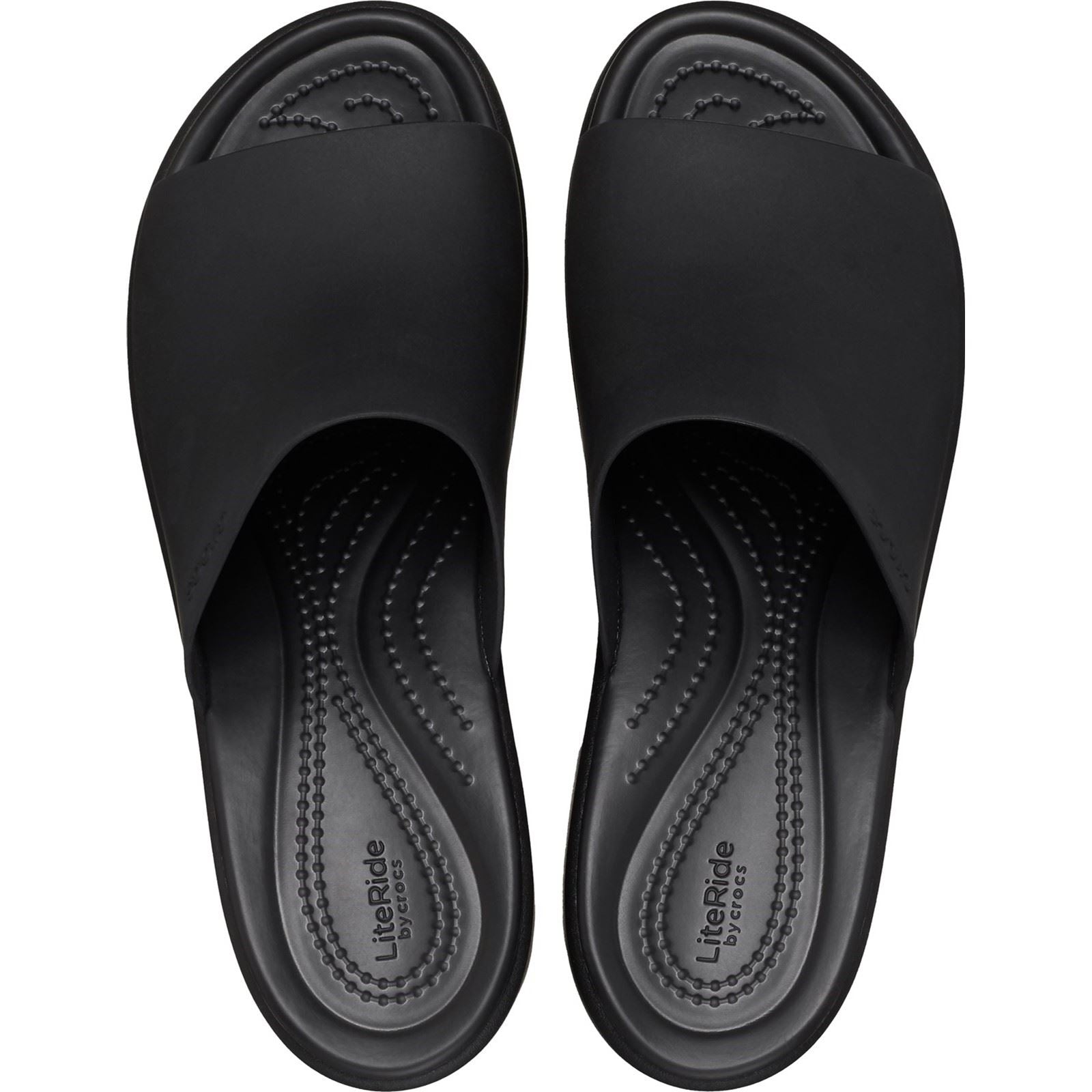 Crocs Brooklyn Heel Sandales Noires Pour Femmes