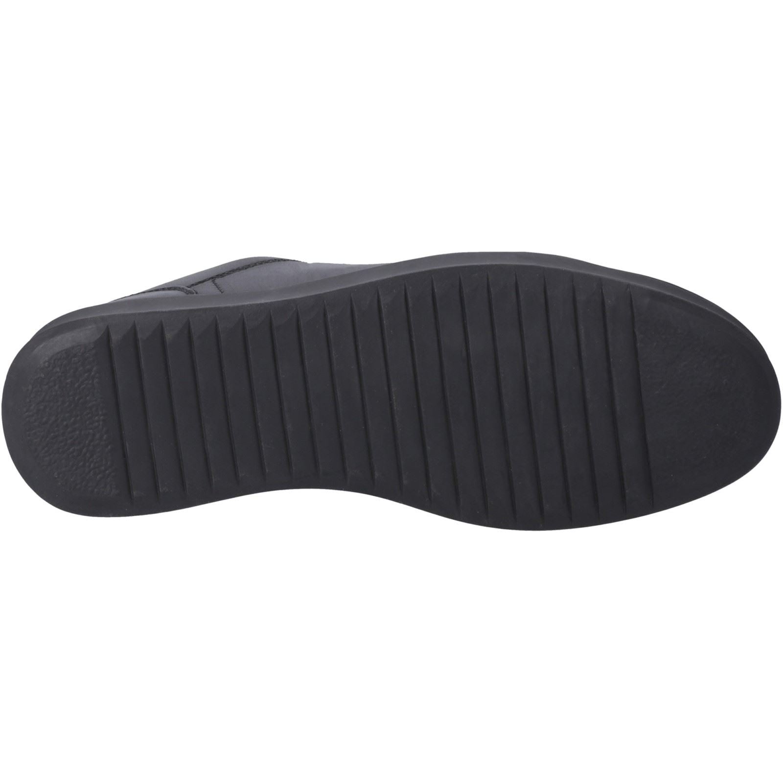 Hush Puppies Madden Baskets En Cuir Noir Pour Hommes