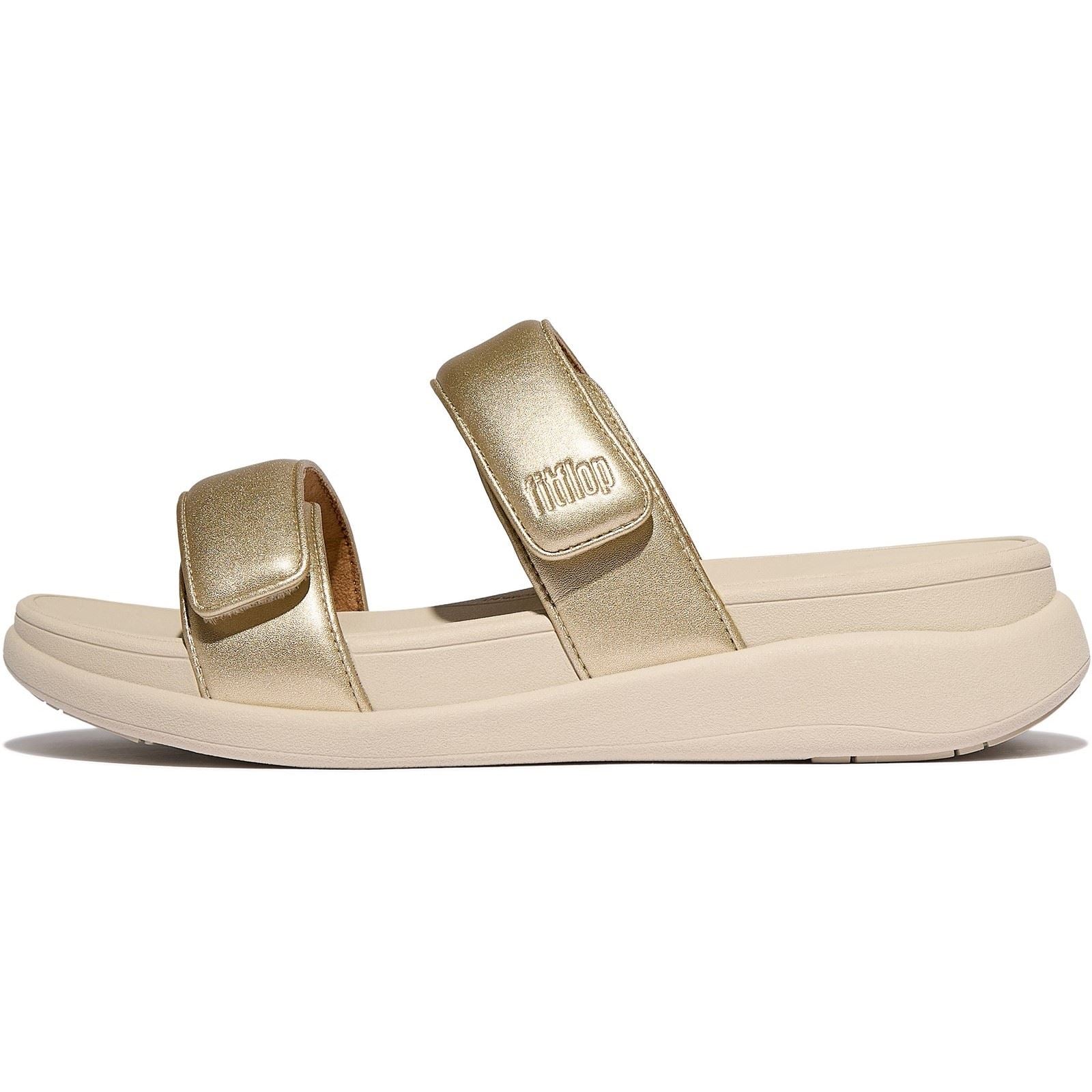 Fitflop F-Mode Go Sandales Platino En Polyuréthane Pour Femmes
