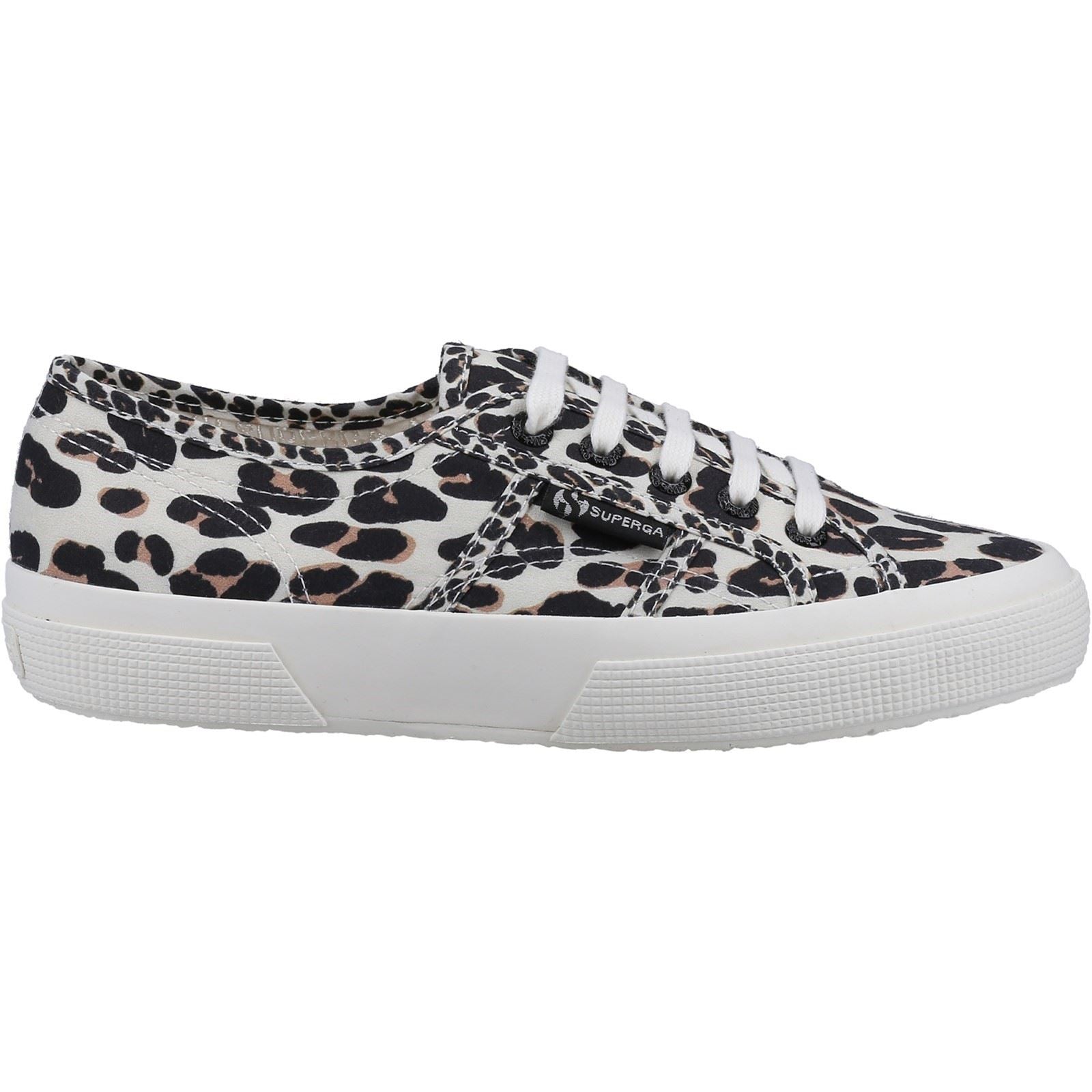 Superga 2750 Light Leopard Print Baskets Légères Léopard Beige Clair En Coton Pour Femme