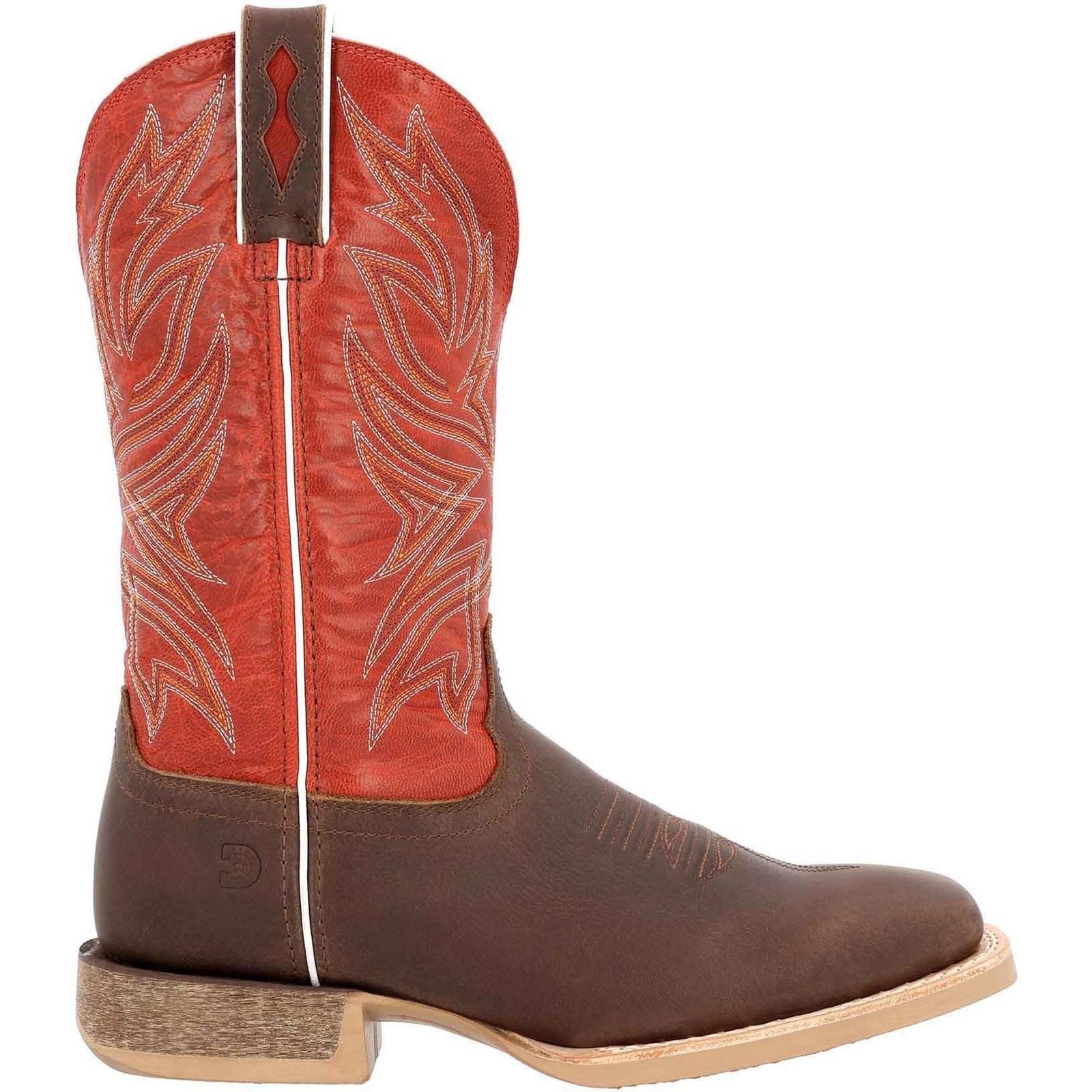 Durango Rebel Pro Bottes En Cuir Pour Hommes Usées Marron/piment Rouge