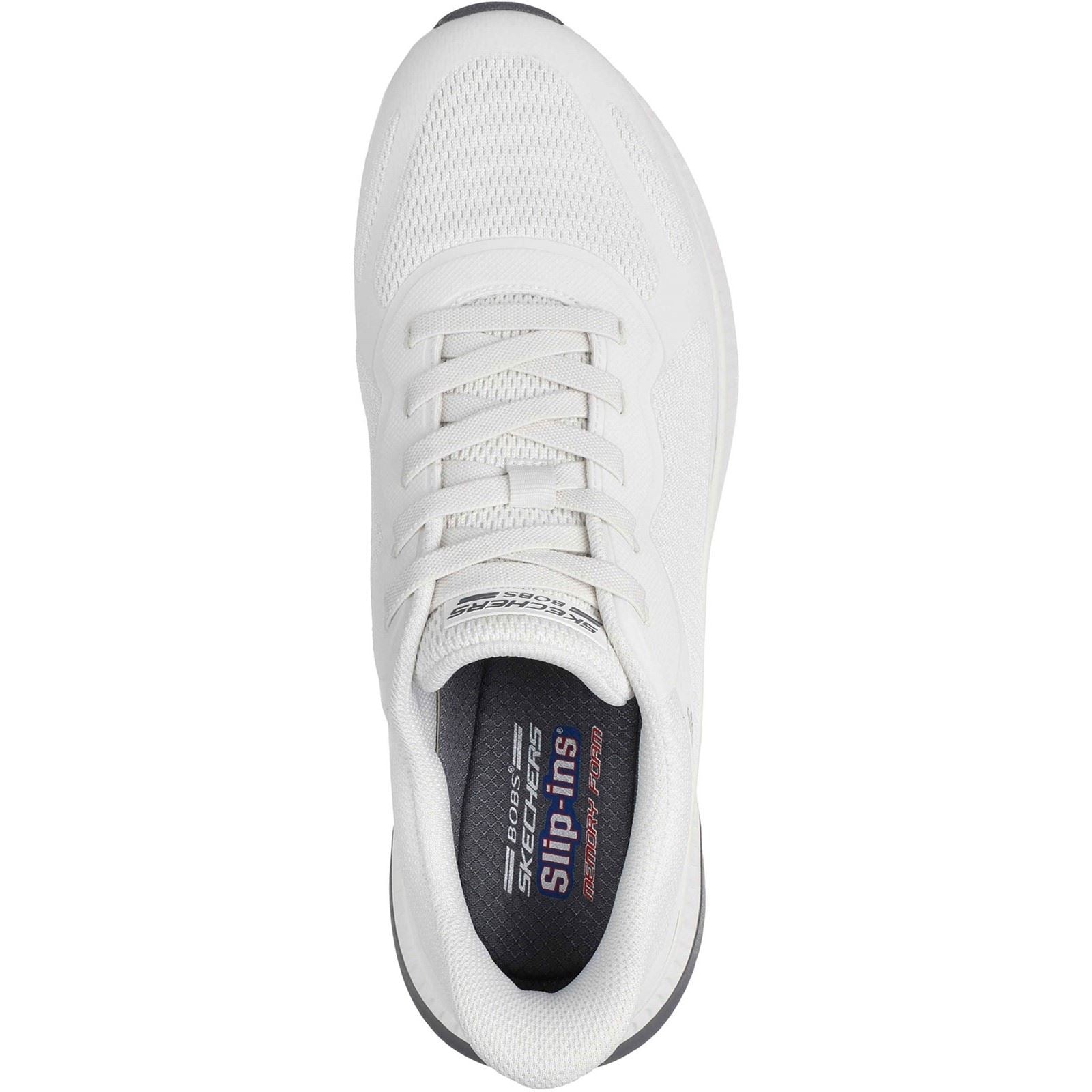 Skechers BOBS Sport Squad Chaos 4 Baskets Off White Pour Hommes