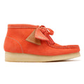 Clarks Originals Wallabee Bottes Orange Pour Femmes En Daim