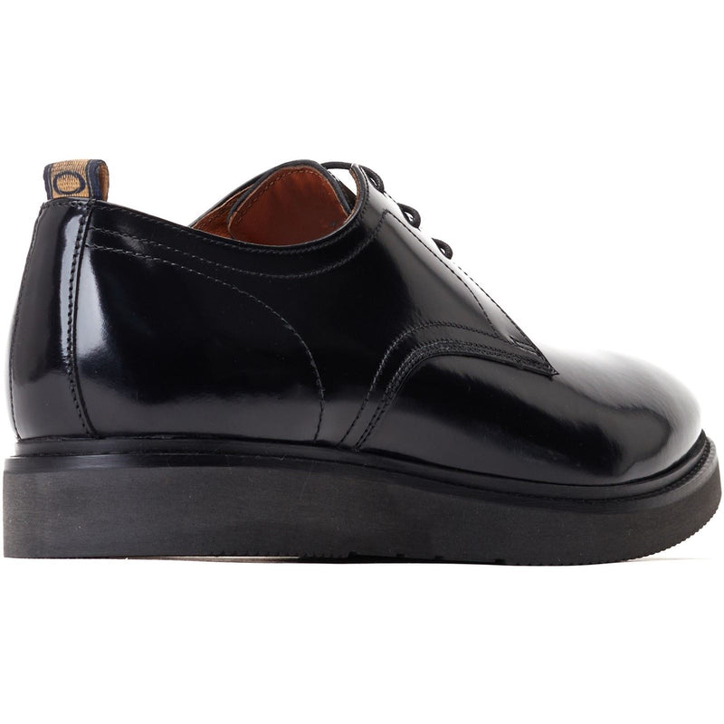 Base London Roly Chaussures Oxford Noires En Cuir Pour Hommes