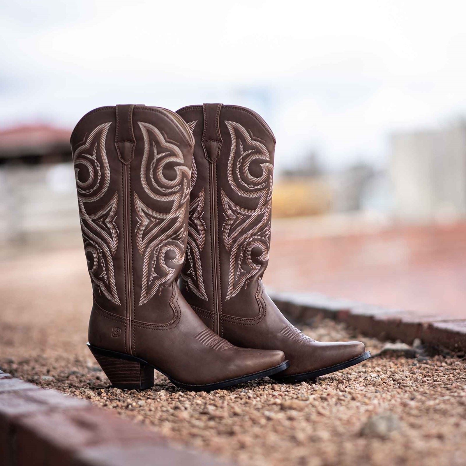 Durango Crush Chaussures Pour Femmes En Chocolat Au Lait Textile