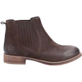 Hush Puppies Edith Bottes Marron En Cuir Pour Femmes