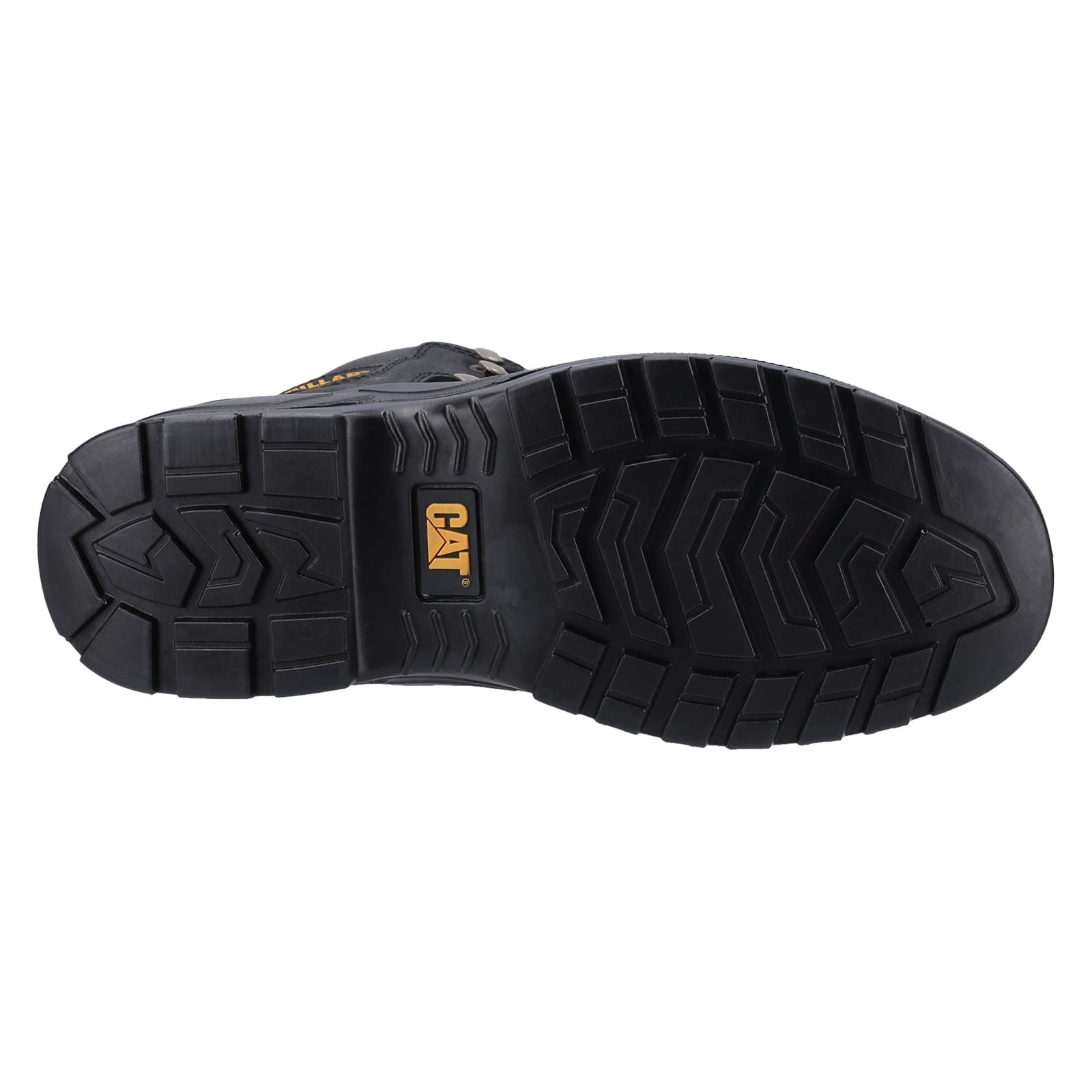 Caterpillar Bottes De Sécurité En Cuir Noir Striver Mid S3