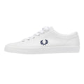 Fred Perry Baseline Baskets Blanches En Cuir Pour Hommes