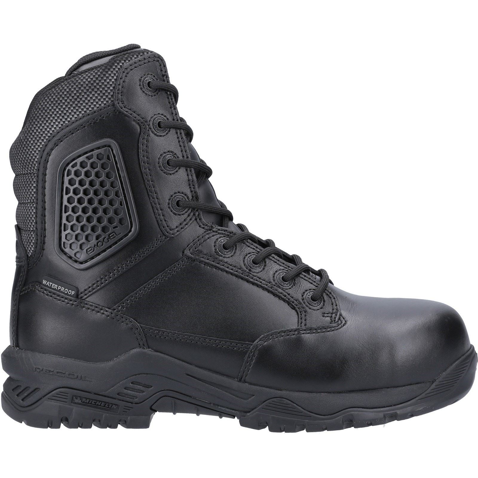 Magnum Bottes De Sécurité En Cuir Noir Strike Force 8.0
