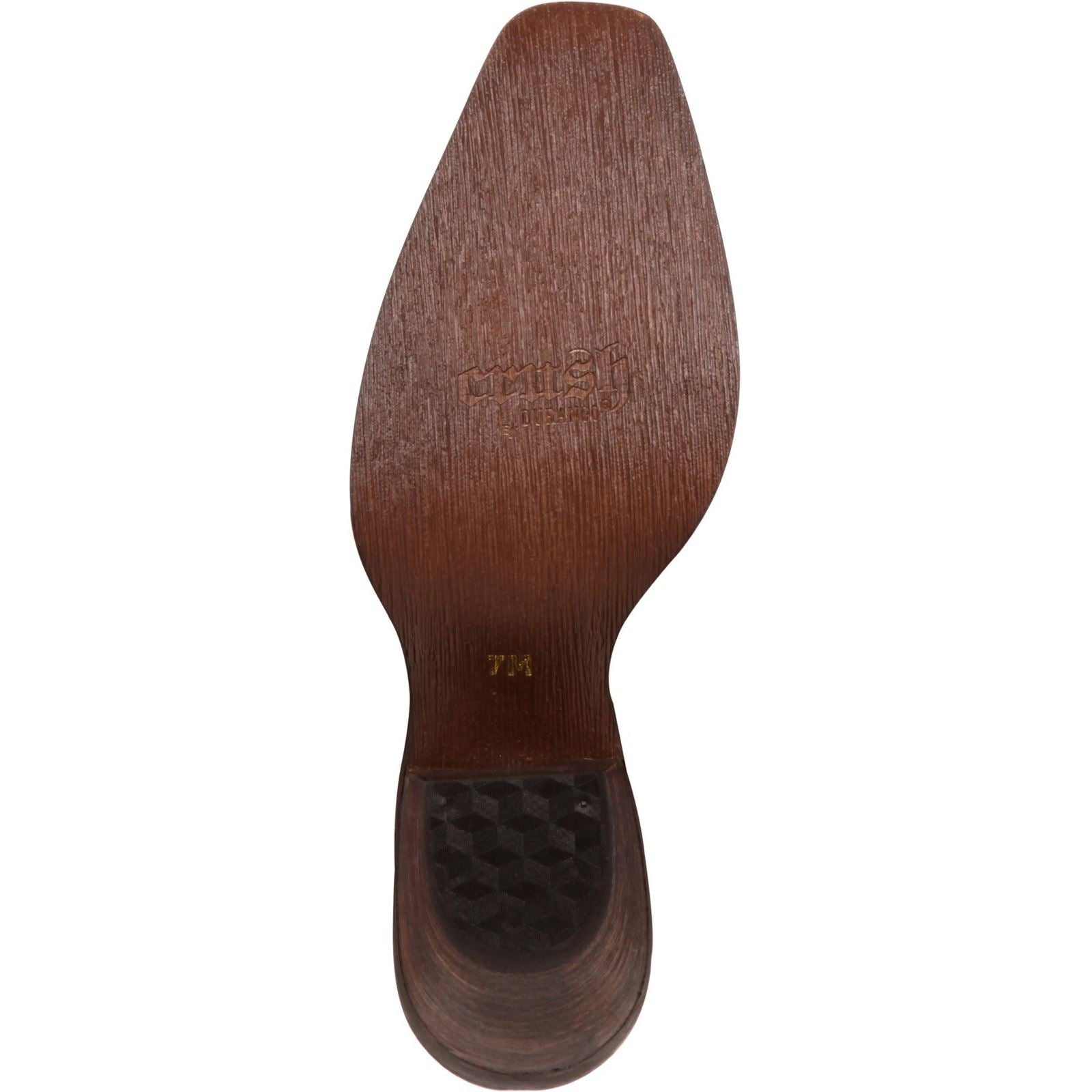 Durango Crush Bottes En Cuir Vieilli Cognac Pour Femme