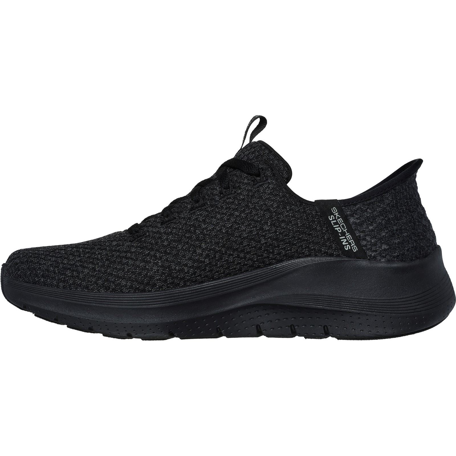 Skechers Arch Fit 2.0 Look Ahead Sneakers Noires Pour Homme En Textile
