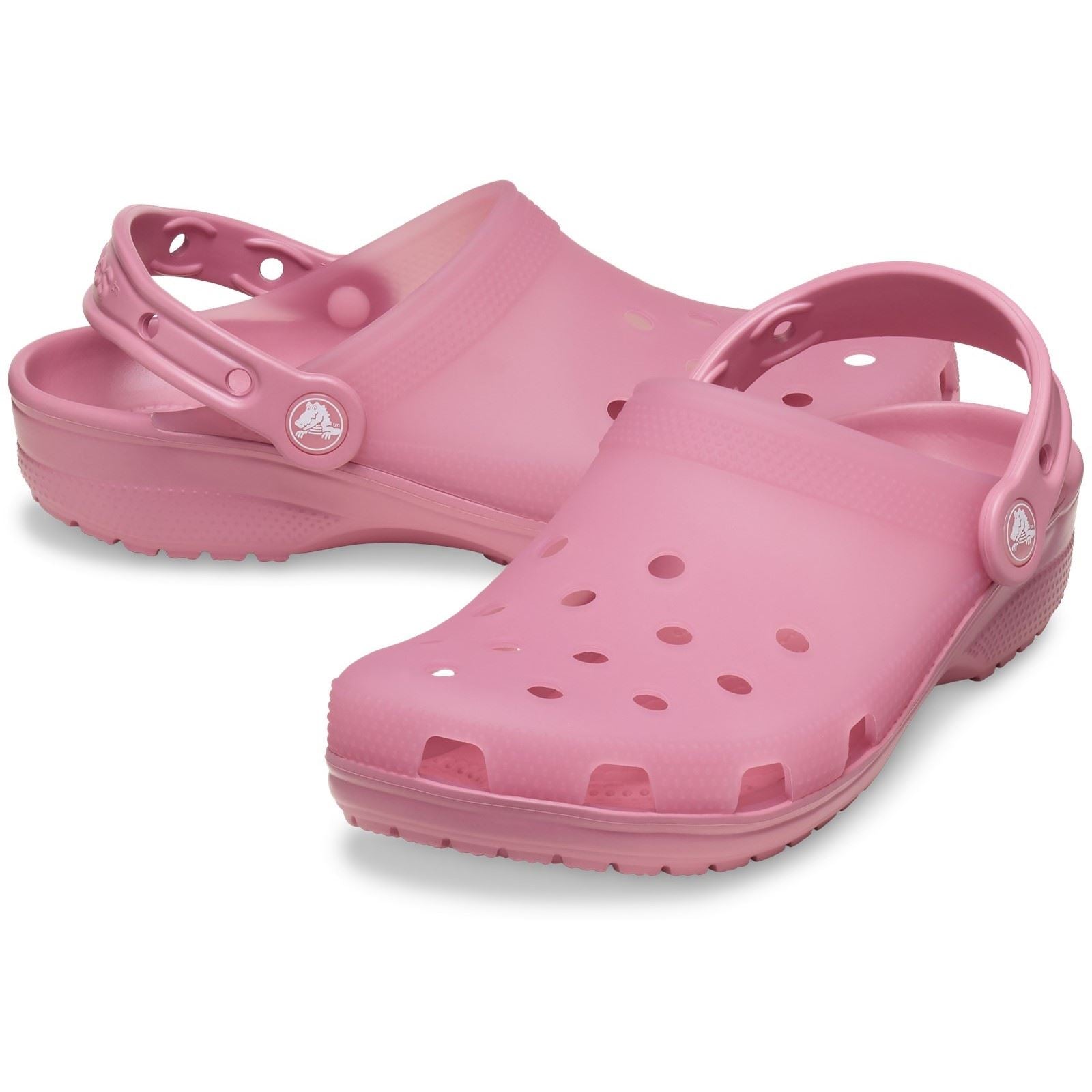 Crocs Classic Frosted Sabots En Rosette Thermoplastique