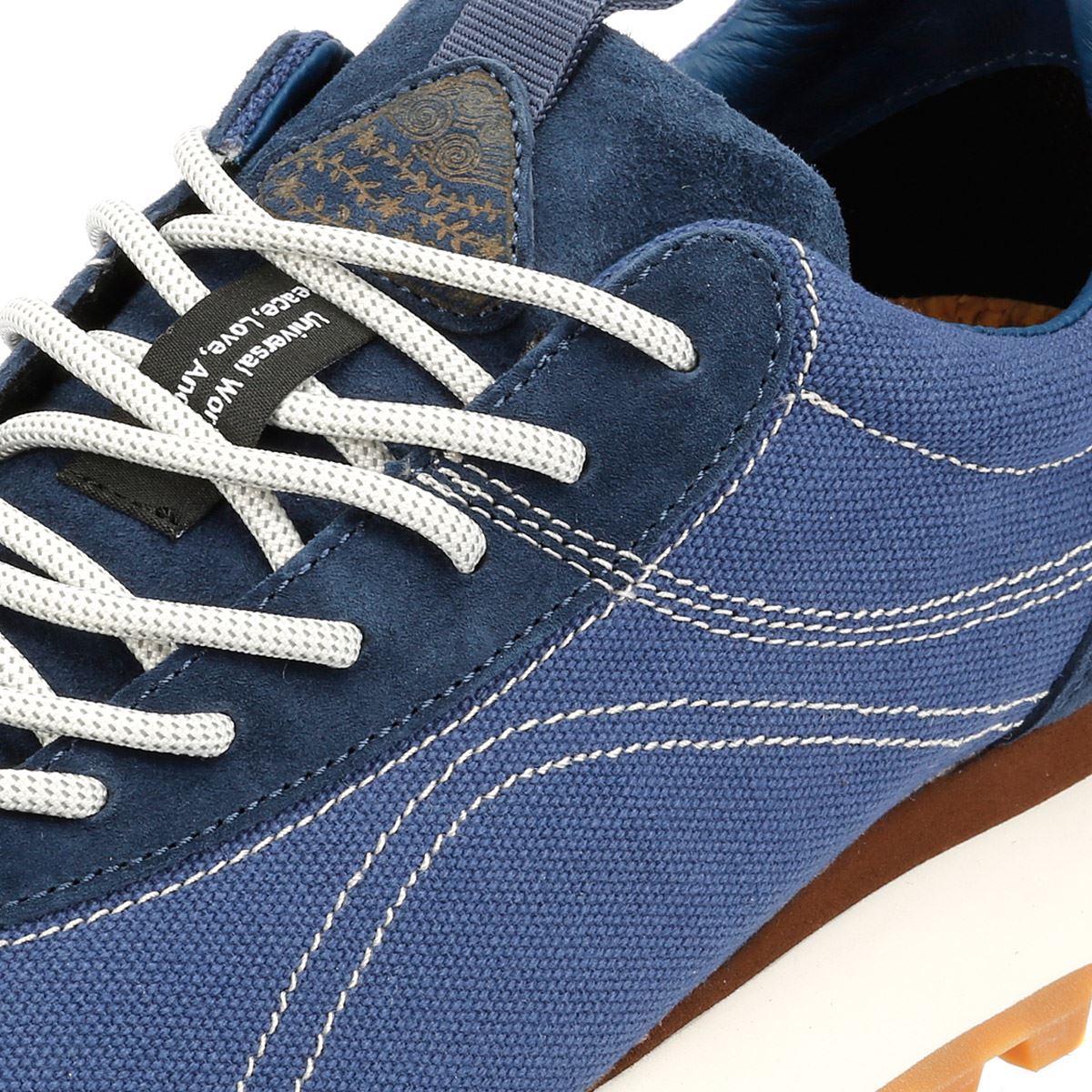 Flower Mountain New Asuka Universal Works Sneakers Bleues