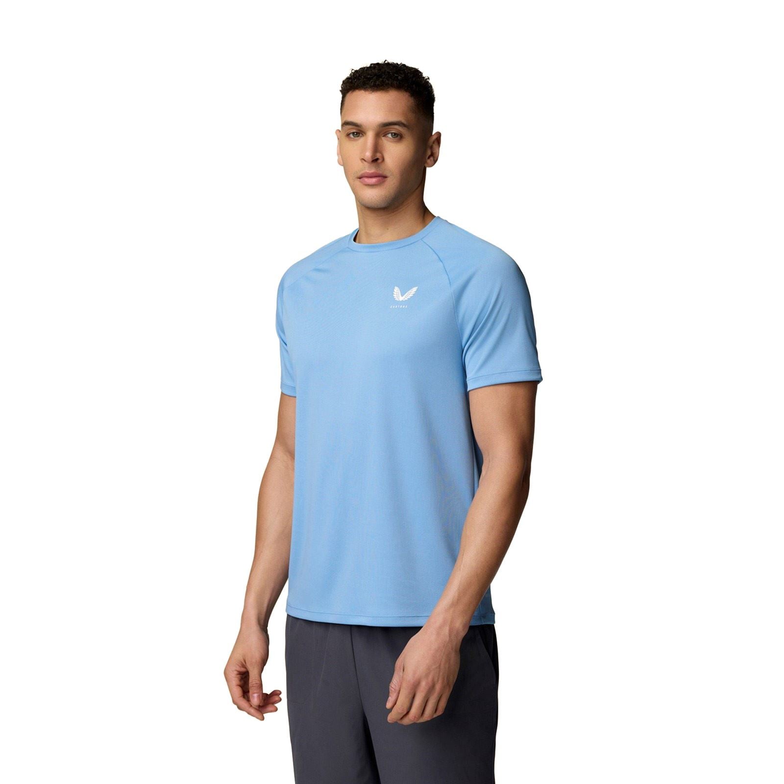Castore Adapt Training T-Shirt De Sport Actifs Pour Hommes En Polyester Noir