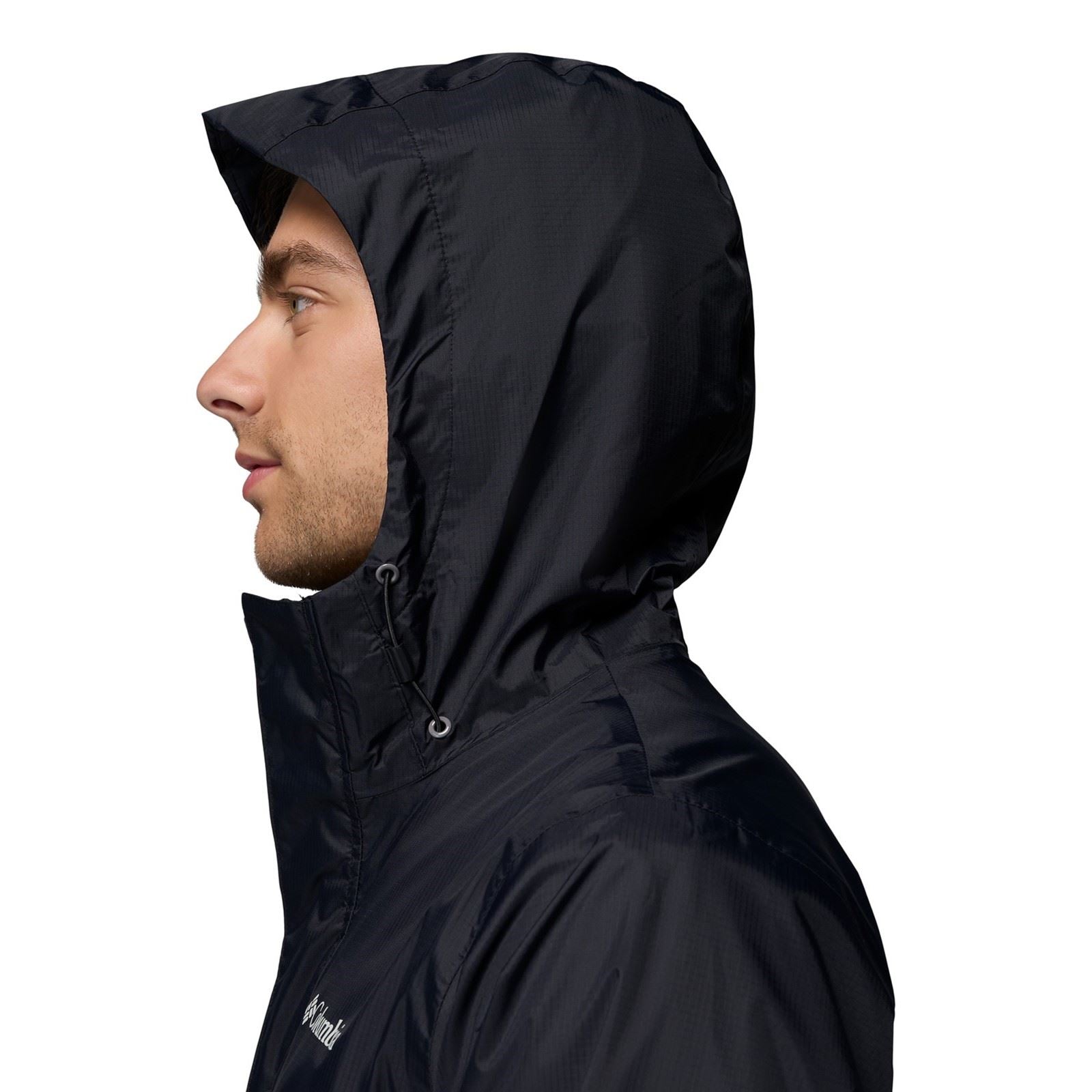 Columbia Pouring Adventure III Jacket Veste De Pluie Noire Pour Hommes