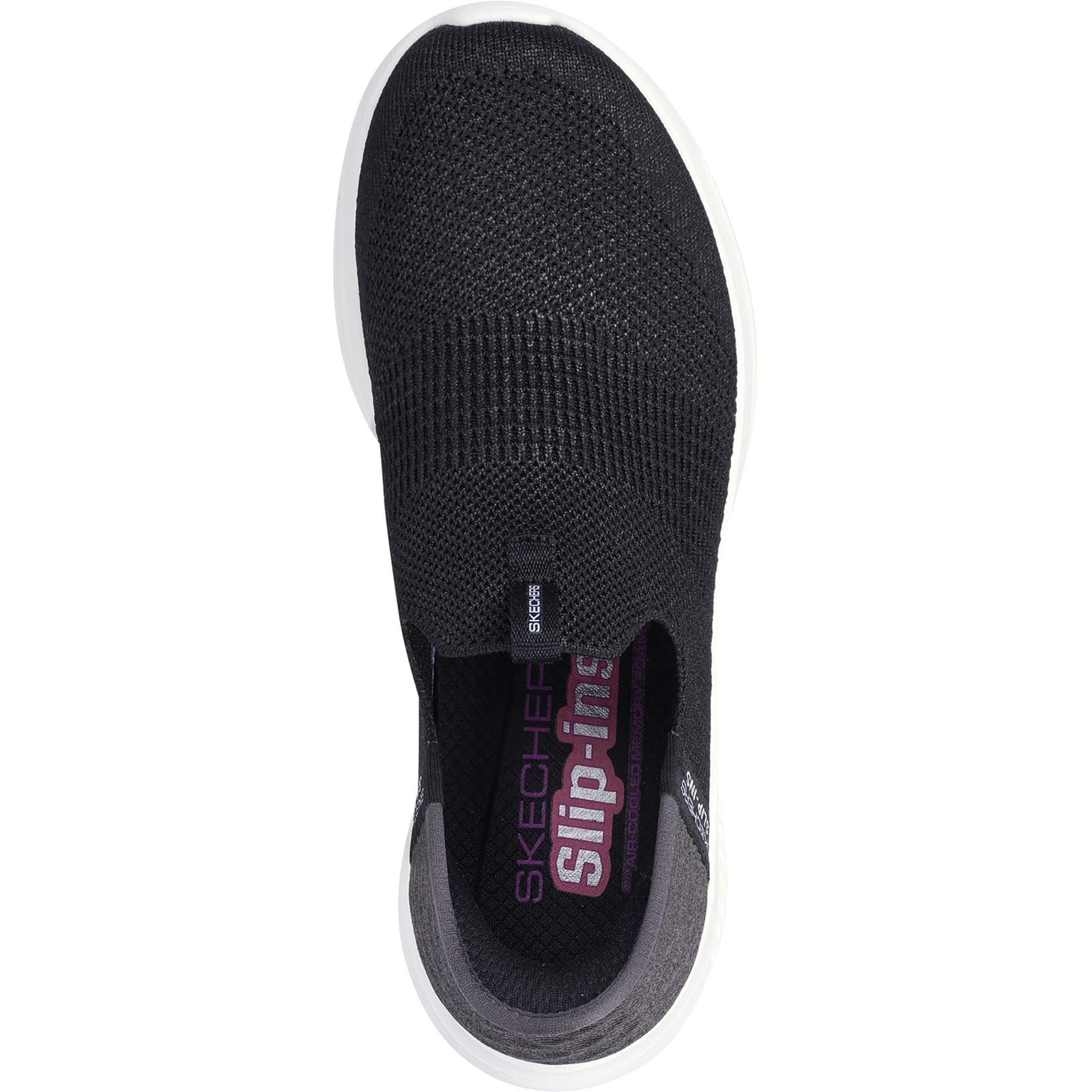 Skechers Ultra Flex 3.0 Smooth Step Sneakers Noires Pour Femmes En Textile