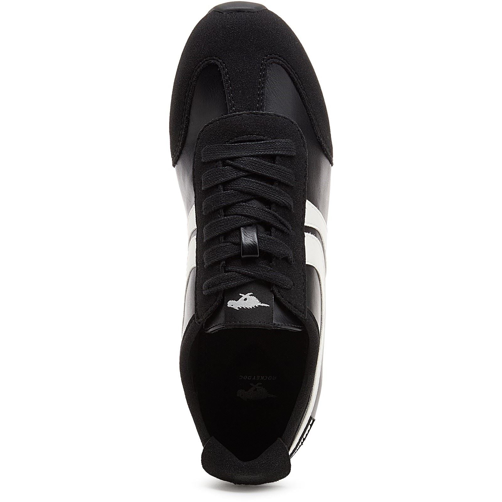Rocket Dog Destin PU Combo Baskets Noires/Blanches En Polyuréthane Pour Femmes