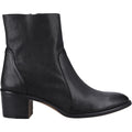 Hush Puppies Winona Bottes Noires En Cuir Pour Femmes