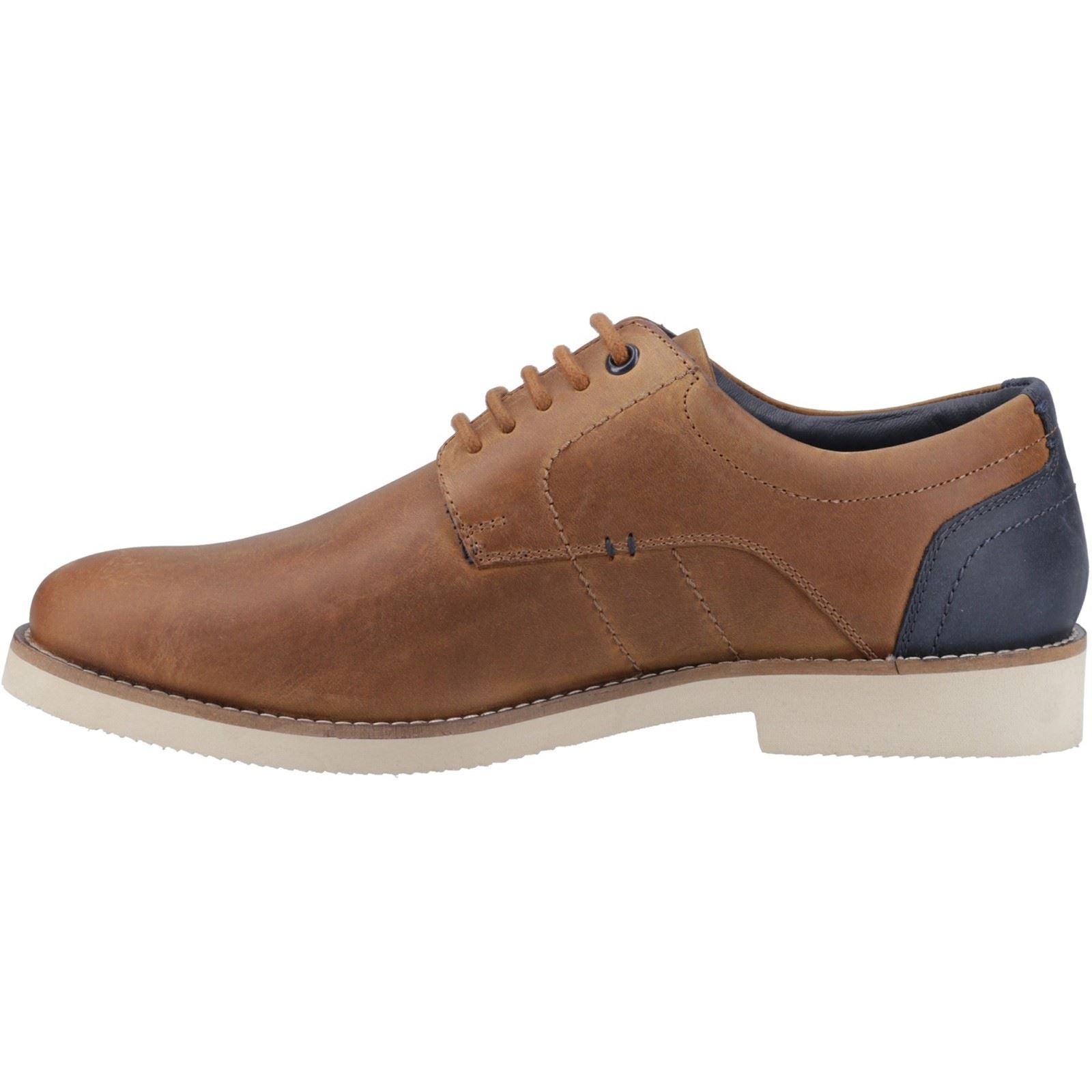 Pod Hampton Chaussures En Cuir Marron À Lacets Pour Homme