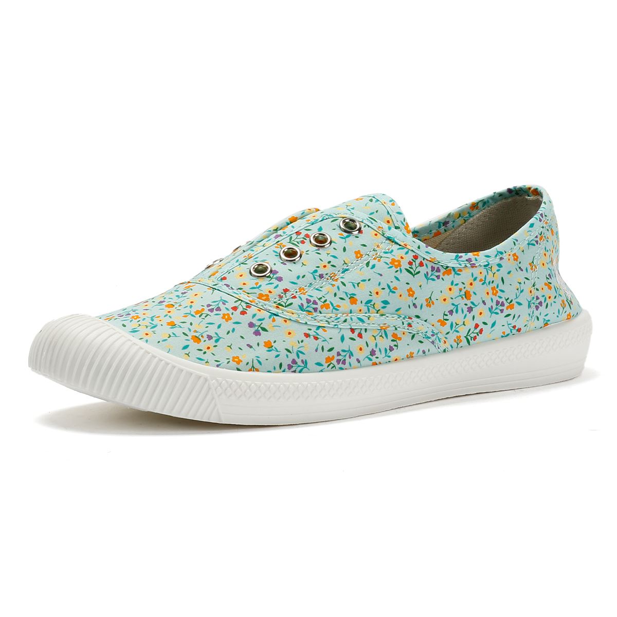Penguin Anita Chaussures Vertes En Toile Pour Femmes