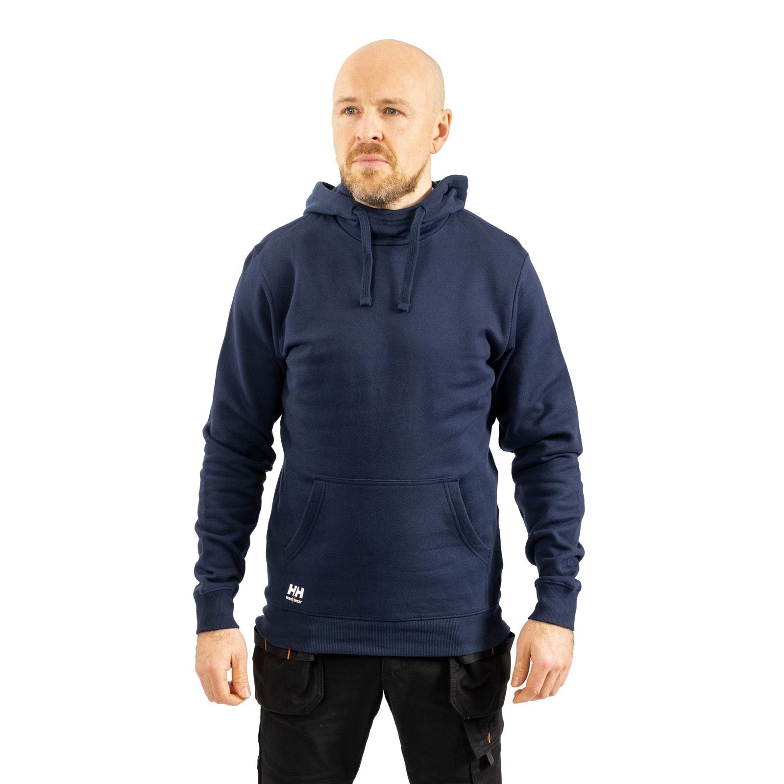Helly Hansen Workwear Manchester Sweat À Capuche Bleu En Coton Pour Homme