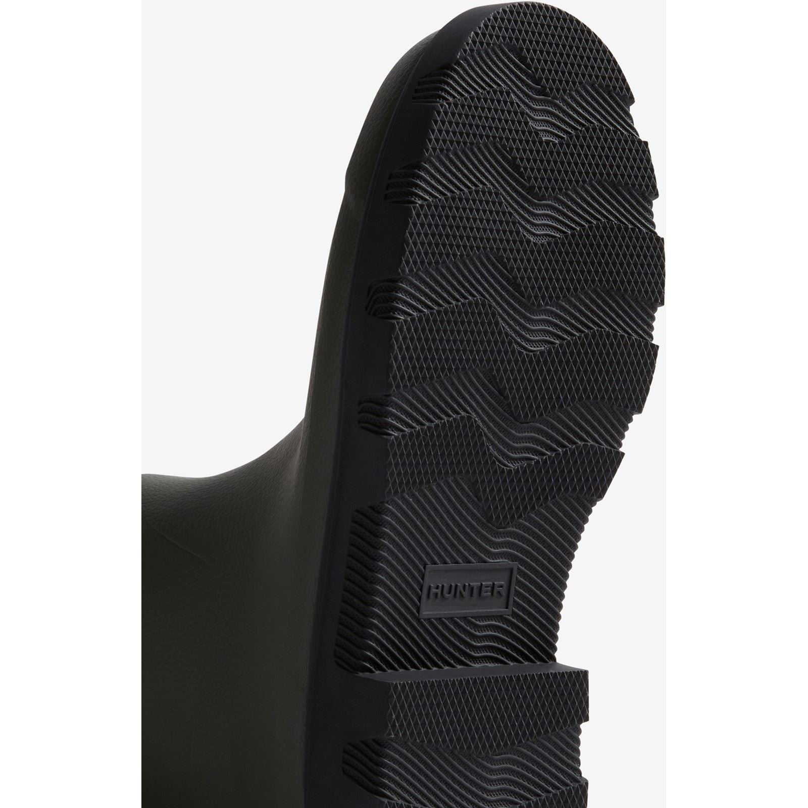 Hunter Downpour Adjustable Boot Bottes En Caoutchouc Pour Femmes, Couleur Olive Foncé/Noir