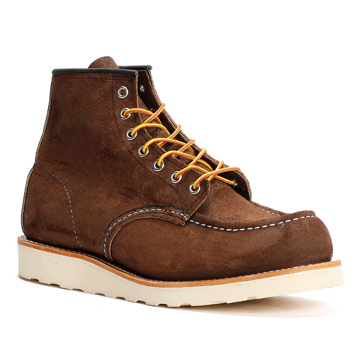 Red Wing 8836 6 Inch Moc Toe Bottes Brunes Pour Hommes En Suède