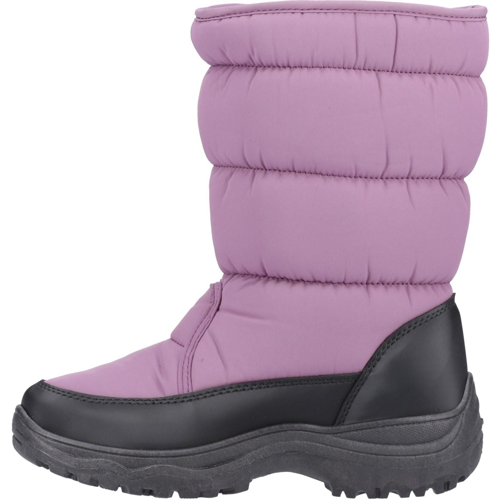 Cotswold Welland Chaussures Mi-mollet D'hiver Violette Pour Femme En Textile