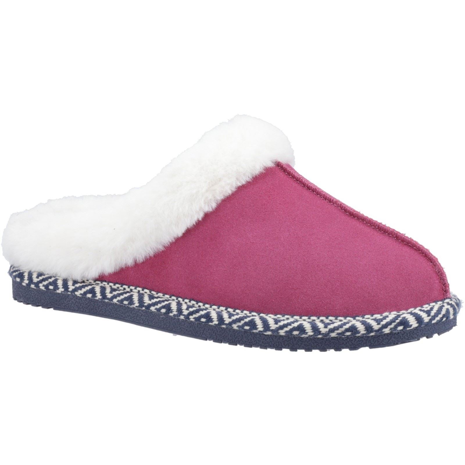 Hush Puppies Amara Chaussons Roses En Suède Pour Femmes