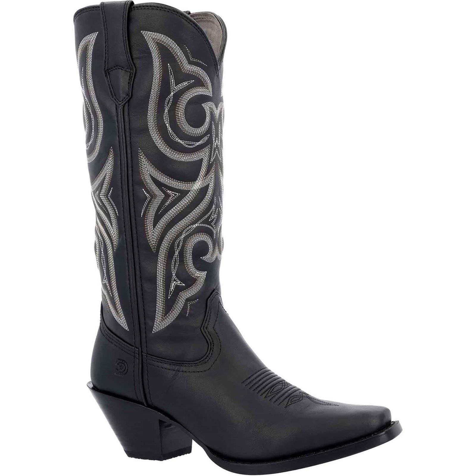 Durango Crush Bottes Femme Noires En Similicuir