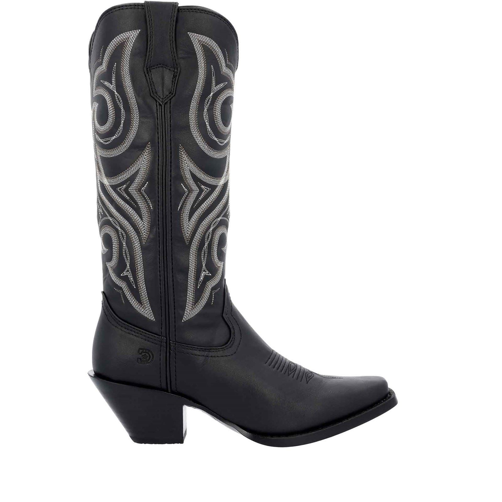 Durango Crush Bottes Femme Noires En Similicuir