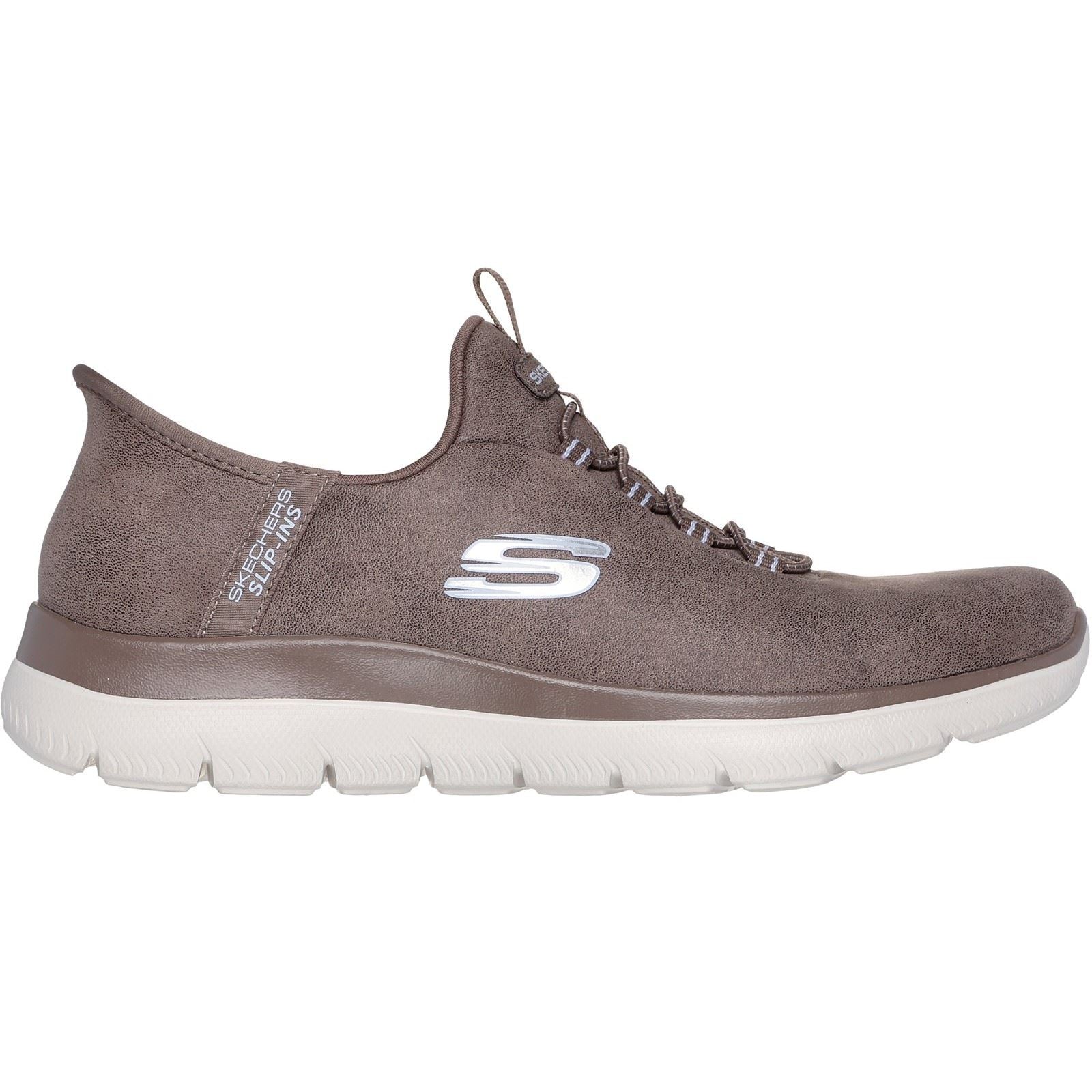 Skechers Summits Unknown Trail Baskets Pour Femmes En Synthétique Marron