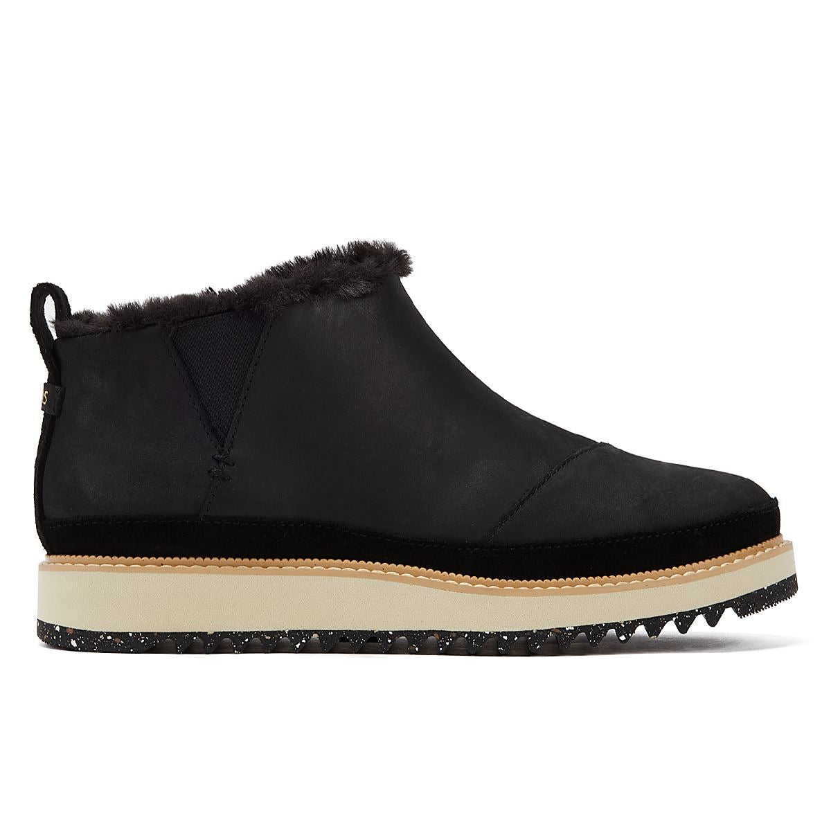 TOMS Bottes Noires Pour Femmes En Nubuck Huilé Marlo