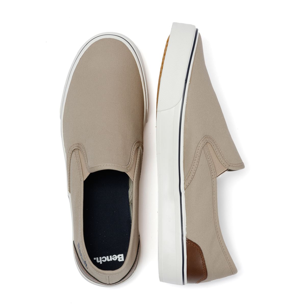 Bench Dalton Baskets Beiges En Toile Pour Hommes