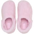 Crocs Classic Cozzzy Pantoufles En Lait Rose En Polyester Pour Femmes