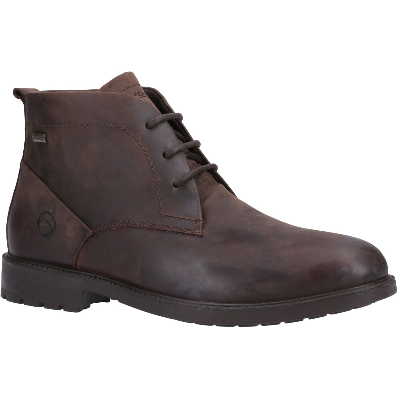 Cotswold Beckford Cuir De Grain Bottes Pour Homme En Marron