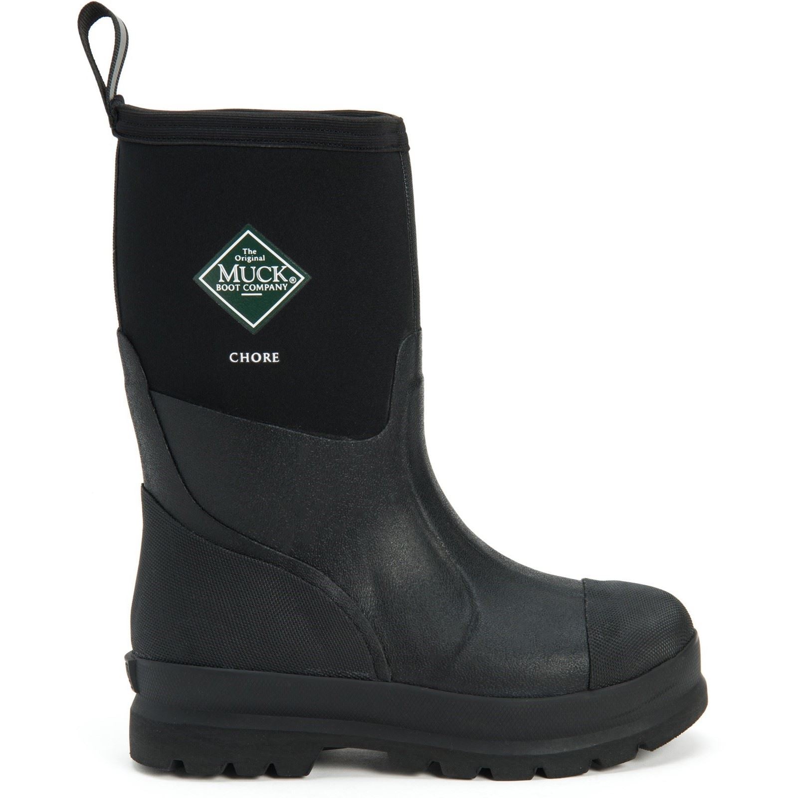 Muck Boots Chore Classic Mid Bottes En Caoutchouc Noires